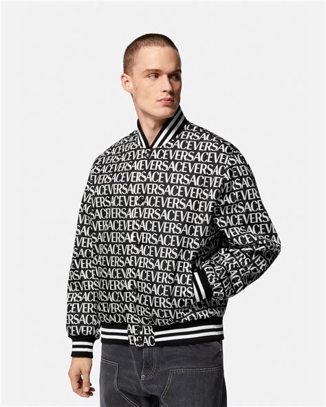 bomber versace pelle|Men's Versace Bomber Jackets .